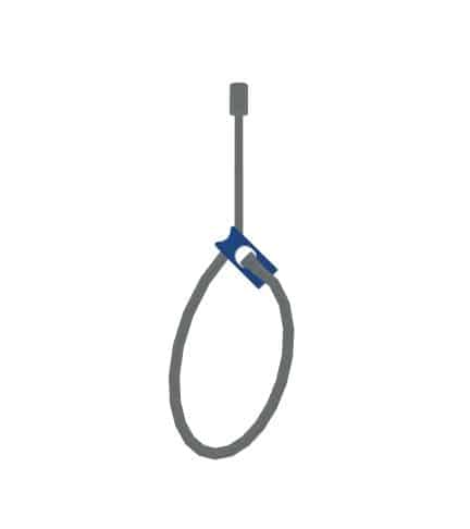 enostremenska bremenska vrv z drsnikom