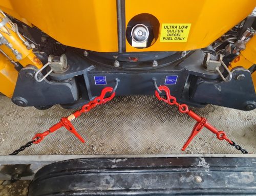 Varno pritrjevanje tovora v cestnem